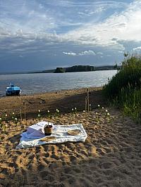 Chata Hůrka Lipno, pláž